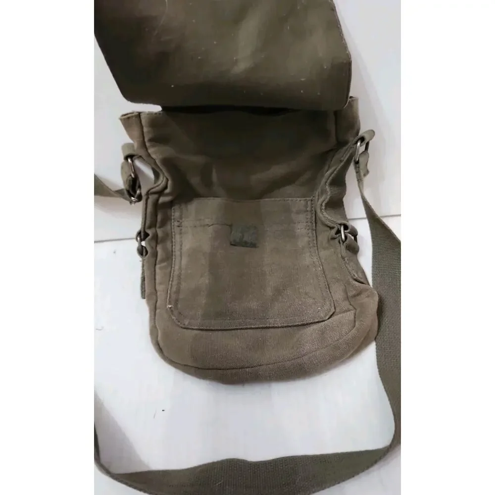 Rothco Canvas Messenger Bag Olive Drab Tactical Grunge Crossbody Gorpcore Y2K